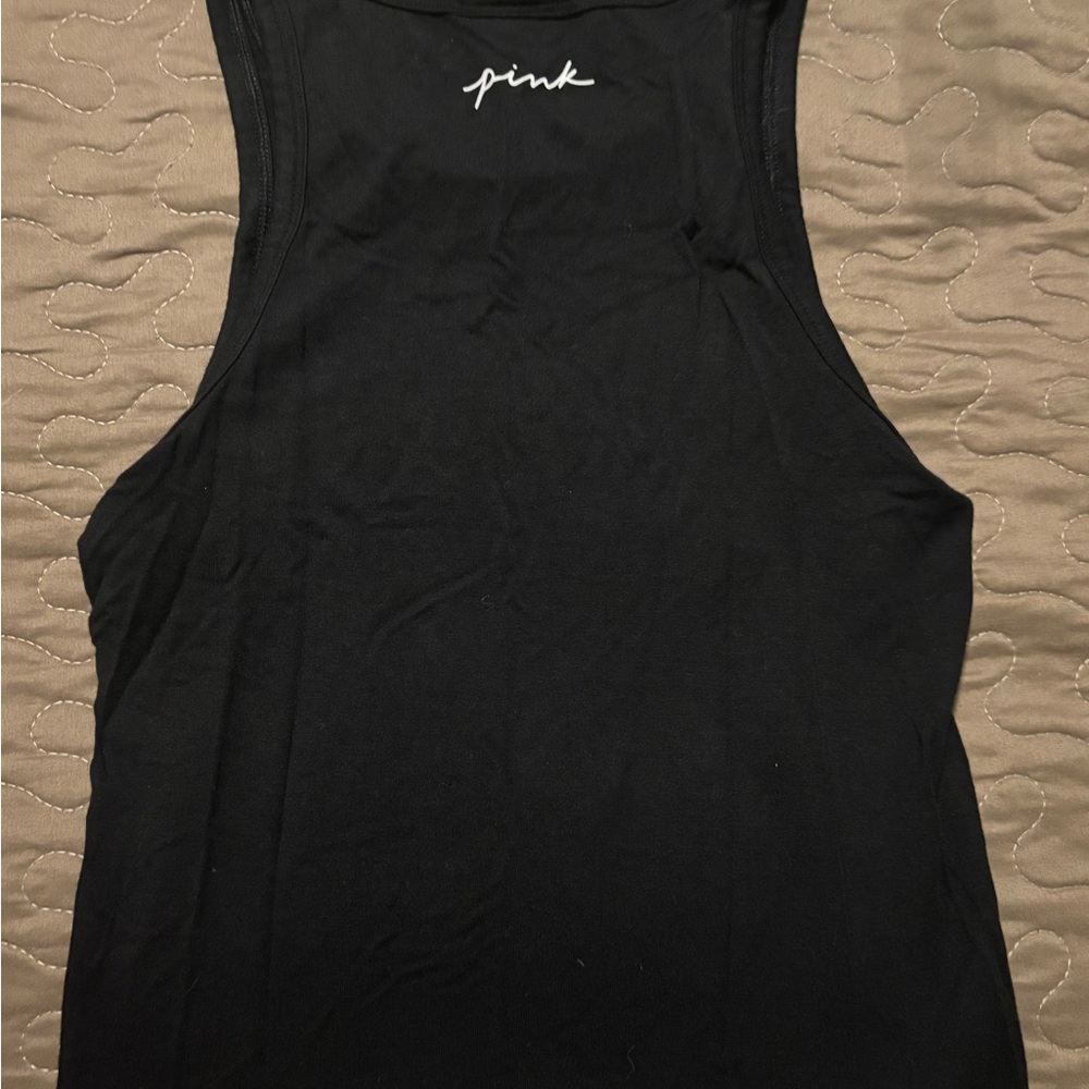 PINK Victoria's Secret Black Tank Top